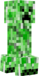 Image: Render of a Minecraft creeper